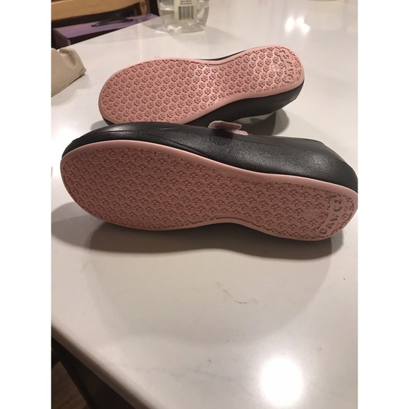 Dawgs Women’s Pro Casual Round Toe Comfort Black/Pink Mary Janes Shoes Size 7 - Picture 2 of 8